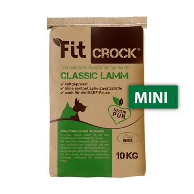 cdVet Fit-Crock Classic Jehněčí - granule lisované za studena Balení: 10 kg - MINI