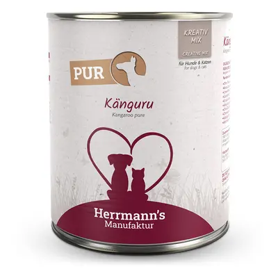 Herrmann's Konzerva pro psy a kočky - Klokaní maso Váha: 800 g