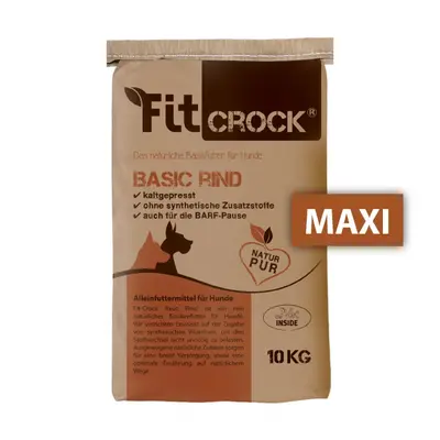 cdVet Fit-Crock Basic Hovězí - granule lisované za studena Balení: 10 kg - MAXI