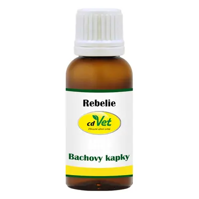 Bio Bachovy kapky pro psy a kočky Rebelie - cdVet Objem: 20 ml