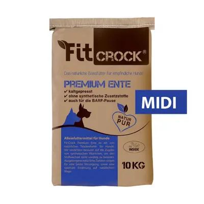 cdVet Fit-Crock Premium Kachní - granule lisované za studena Balení: 10 kg - MIDI