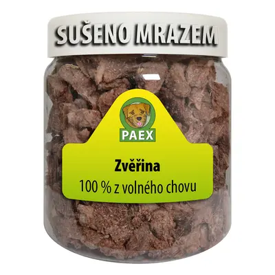 Paex Zvěřina, mrazem sušená 80 g Váha: 80 g