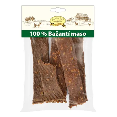 Santaniello Plátky z bažantího masa pro psy 100 g Váha: 100 g