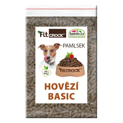 cdVet Hovězí pamlsek Fit-Crock - MAXI Balení: Vzorek 200 g - MAXI