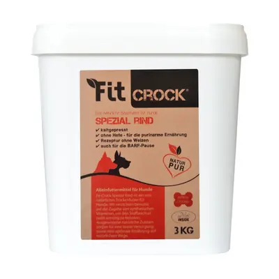 cdVet Fit-Crock Special Hovězí - granule lisované za studena Balení: 3 kg - MIDI