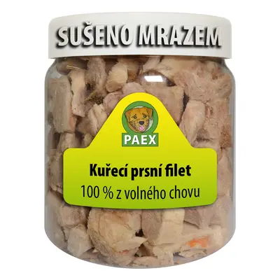 Paex Kuřecí prsní filet, mrazem sušený 80 g Váha: 80 g