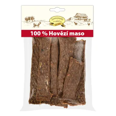 Santaniello Plátky z hovězího masa pro psy 100 g Váha: 100 g