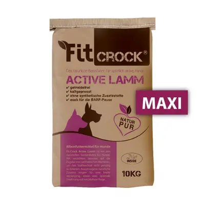 cdVet Fit-Crock Active Jehněčí - granule lisované za studena Balení: 10 kg - MAXI