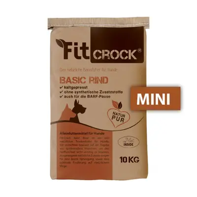 cdVet Fit-Crock Basic Hovězí - granule lisované za studena Balení: 10 kg - MINI