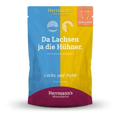 Herrmann's Kapsička pro kočky - Losos s Bio kuřecím masem - 100 g Váha: 100 g