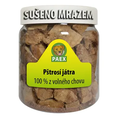 Paex Pštrosí játra, mrazem sušená 110 g Váha: 110 g