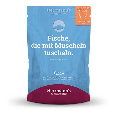 Herrmann's Kapsička pro kočky - Ryba s krevetkami a mušlí - 100 g Váha: 100 g