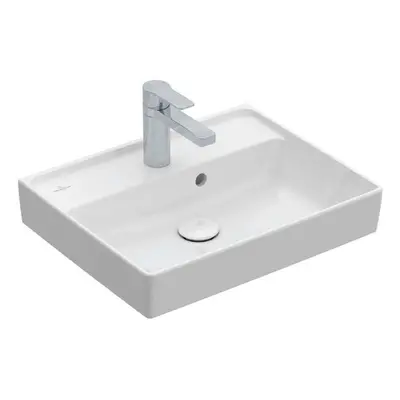 Villeroy & Boch Collaro - Umývátko 50x40 cm, s přepadem, 1 otvor pro baterii, alpská bílá 433450