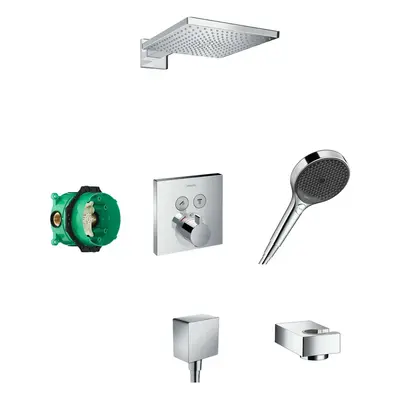 Hansgrohe Raindance E - Sprchový set 300 s termostatem pod omítku, chrom 27918000