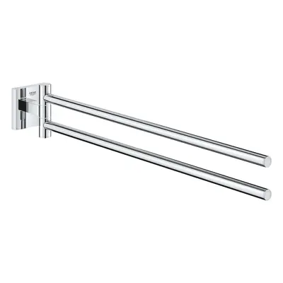 Grohe QuickFix Start Cube - Dvojitý držák ručníků, délka 44 cm, chrom 40976000