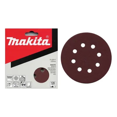 Makita Příslušenství - Brusný papír K60, průměr 125 mm, 10 ks P-43549