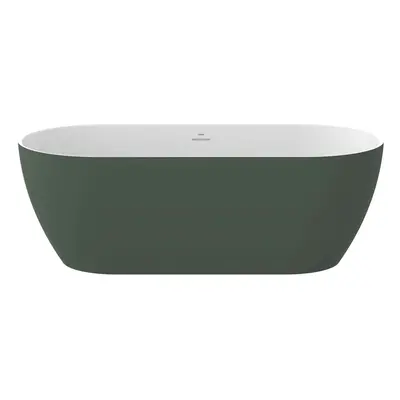 Ravak Freedom O Tec - Volně stojící vana, 170x77 cm, Grey Green/bílá CD11200000