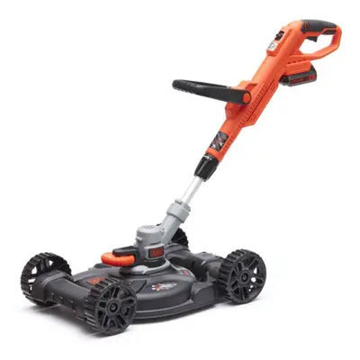 BLACK+DECKER Zahradní technika - 18V AKU multifunkční strunová sekačka, záběr 28 cm, 1x aku 2,0 