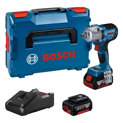 Bosch Nářadí - 18V AKU rázový utahovák, 2x aku 5,0 Ah, nabíječka 06019K4103