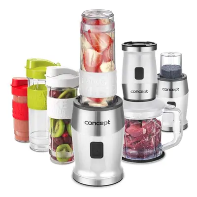 Concept - Smoothie mixér Fresh&Nutri, s příslušenstvím, bílá sm3391