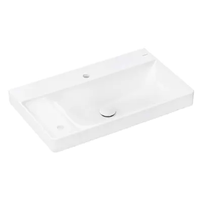 Hansgrohe Xelu Q - Umyvadlo 80x48 cm, bez přepadu, 2 otvory pro baterii, SmartClean, bílá 610314