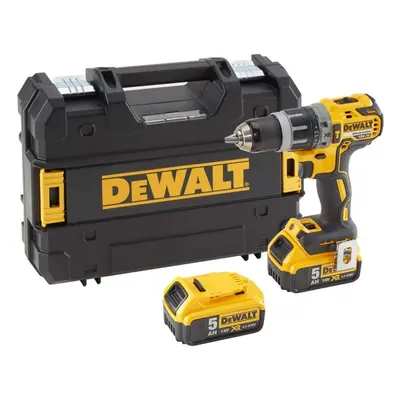 DeWALT Nářadí - 18V AKU Vrtačka s příklepem, 2x aku 5,0 Ah XR, nabíječka DCD796P2