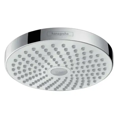 Hansgrohe Croma Select S - Hlavová sprcha 180, 2 proudy, bílá/chrom 26522400