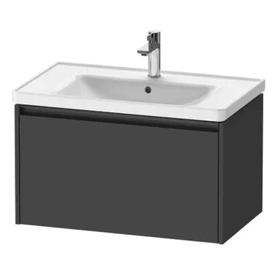 Duravit Ketho.2 - Umyvadlová skříňka 44x78x46 cm, 1 zásuvka, grafit mat K25083049490000