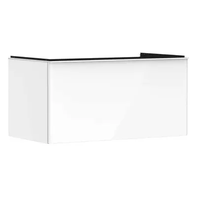 Hansgrohe Xelu Q - Umyvadlová skříňka, 50x98x55 cm, 1 zásuvka, lesklá bílá/matná bílá 54058700