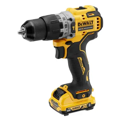 DeWALT Nářadí - 12V AKU vrtačka s příklepem, 2x aku 2,0 Ah XR, nabíječka DCD706D2