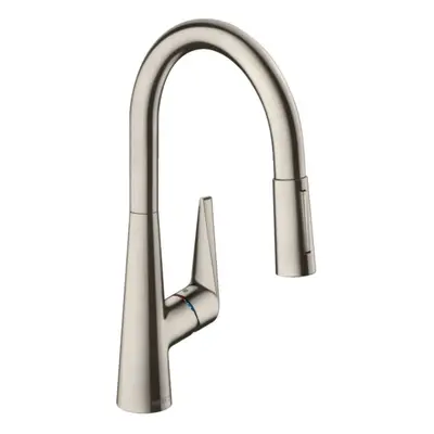 Hansgrohe Talis M51 - Dřezová baterie M5116-H200 s výsuvnou sprškou, sBOX, vzhled nerezu 7385180