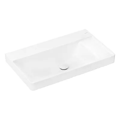 Hansgrohe Xelu Q - Umyvadlo 80x48 cm, bez přepadu, bez otvoru pro baterii, SmartClean, bílá 6102