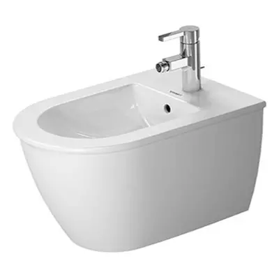 Duravit Darling New - Závěsný bidet, s 1 otvorem pro baterii, alpská bílá 2249150000