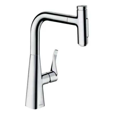 Hansgrohe M71 - Dřezová baterie Metris Select s výsuvnou sprškou, chrom 73822000