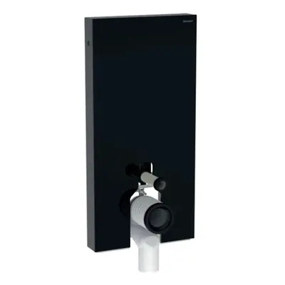 Geberit Monolith - Sanitární modul pro stojící WC, 101 cm, spodní přívod vody, černá 131.002.SJ.