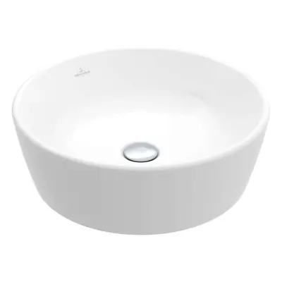 Villeroy & Boch Architectura - Umyvadlo na desku, průměr 45 cm, s přepadem, alpská bílá 5A254501