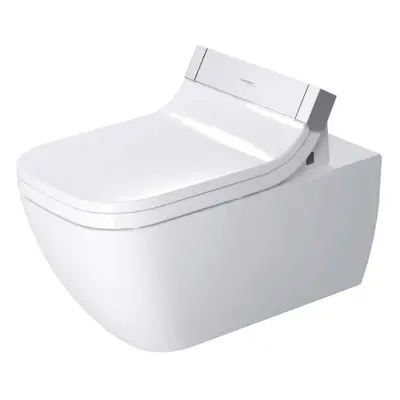 Duravit Happy D.2 - Závěsné WC pro bidetové sedátko SensoWash, Rimless, sWonderGliss, bílá 25505