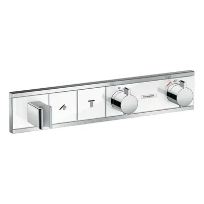 Hansgrohe RainSelect - Termostatická sprchová baterie pod omítku, pro 2 výstupy, bílá/chrom 1535