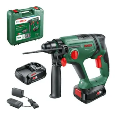 Bosch Nářadí - 18V AKU kombinované kladivo, 2x aku 2,5 Ah Li-Ion, nabíječka 06039D6003