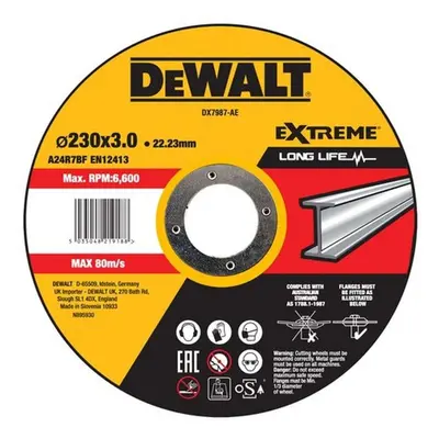 DeWALT Příslušenství - Řezný kotouč na kov 230x22,2 mm DX7987-AE