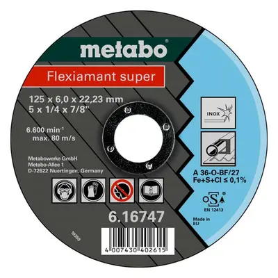 Metabo Příslušenství - Brusný kotouč na nerezovou ocel 125x22,23 mm 616747000