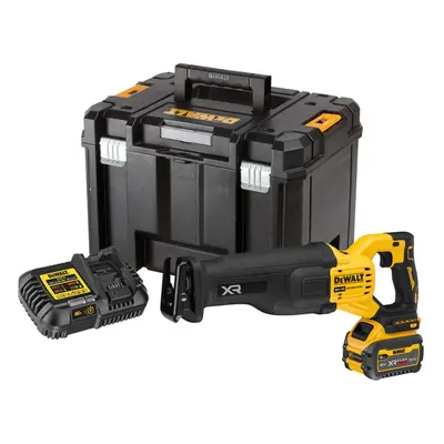 DeWALT Nářadí - 18V AKU kompaktní mečová pila, 1x aku 6,0 Ah FLEXVOLT, nabíječka DCS386T1