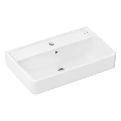 Hansgrohe Xanuia Q - Umyvadlo 60x37 cm, s přepadem, otvor pro baterii, SmartClean, bílá 61124450