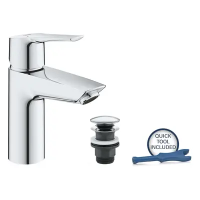 Grohe QuickFix Start - Umyvadlová baterie s výpustí Push-Open, chrom 23550002