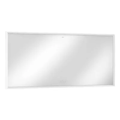 Hansgrohe Xarita E - Zrcadlo s LED osvětlením a vyhříváním, 160x70 cm, dotykový senzor, matná bí