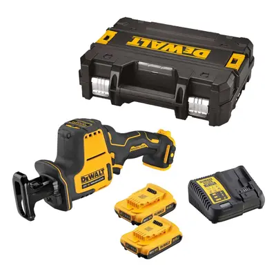 DeWALT Nářadí - 12V AKU mečová pila, 2x aku 2,0 Ah XR, nabíječka DCS312D2