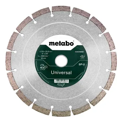 Metabo Příslušenství - Diamantový řezný kotouč na běžné stavební materiály 230 x 22,23 mm 624310