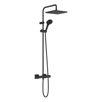 Hansgrohe Vernis Shape - Sprchový set Showerpipe 240 s termostatem, 2 proudy, EcoSmart, matná če