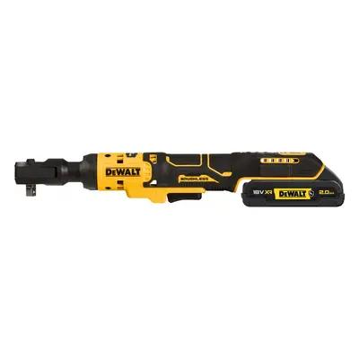 DeWALT Nářadí - 18V AKU ráčna, 1x aku 2,0 Ah Li-Ion XR, nabíječka DCF513D1G