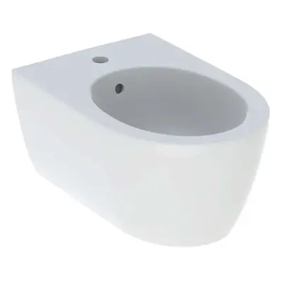 Geberit iCon - Závěsný bidet, otvor pro baterii, s přepadem, alpská bílá 501.898.JT.1